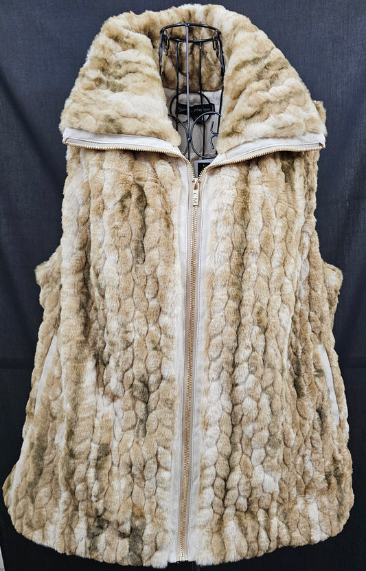 Catherine MaLandrino Fur (Faux) Sleeveless Vest - New