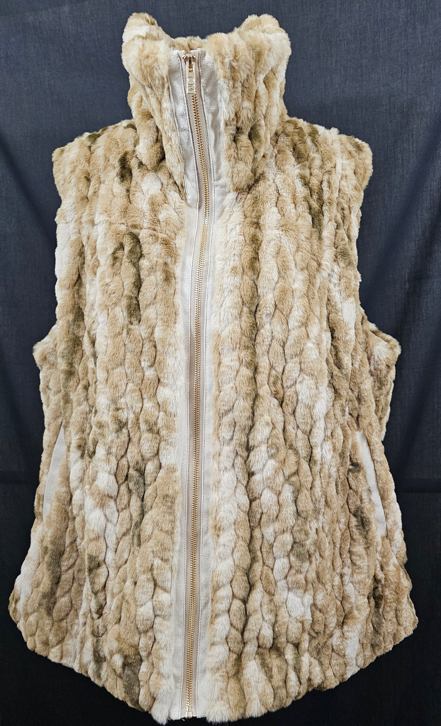 Catherine MaLandrino Fur (Faux) Sleeveless Vest - New